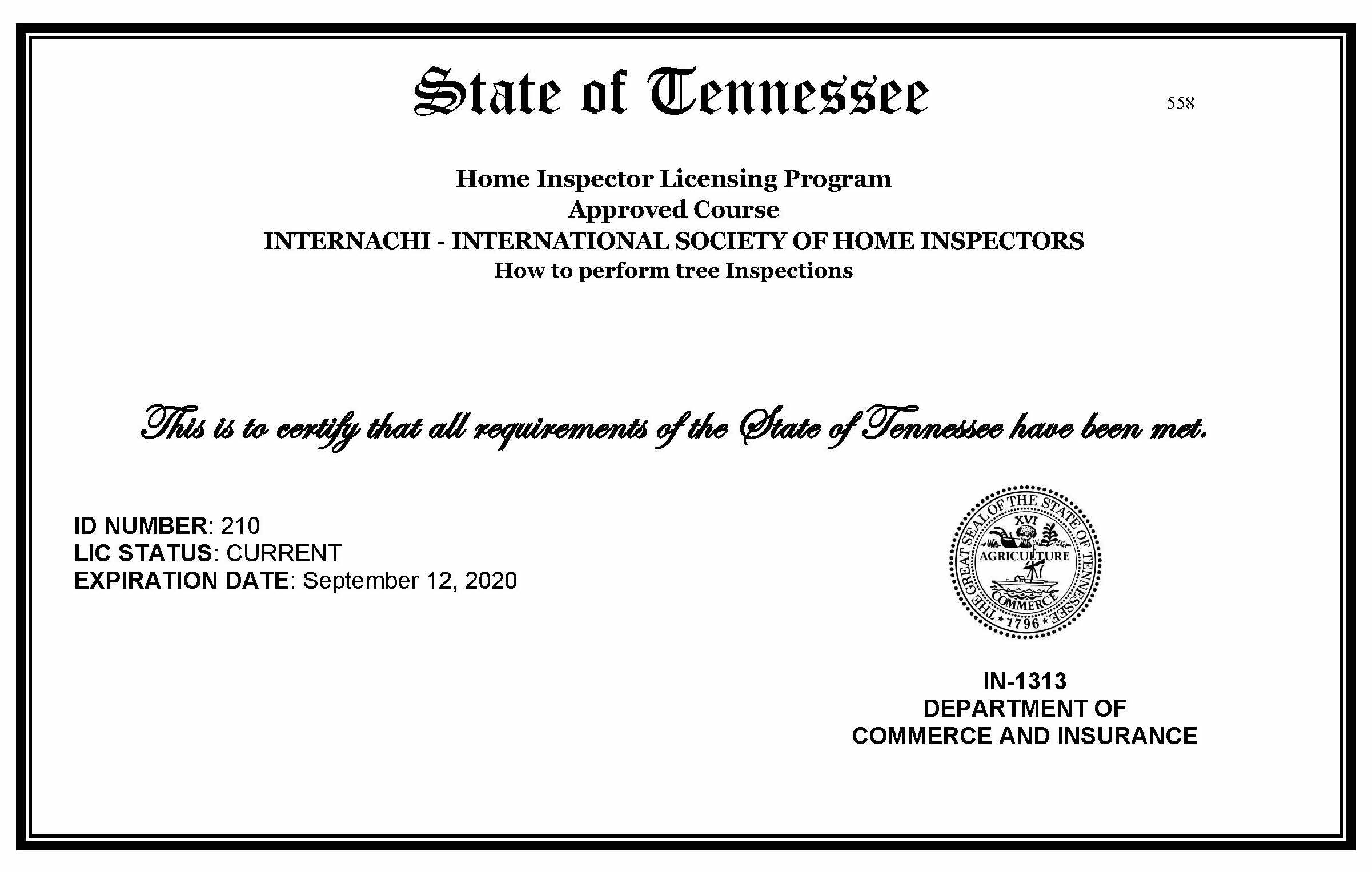 How To Become A Licensed Home Inspector In Tennessee - InterNACHI®